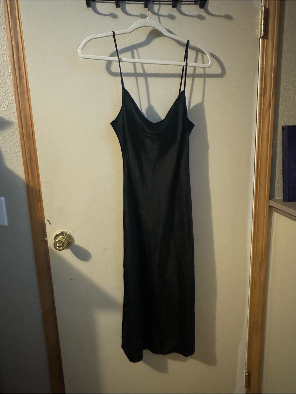 Express Black Dress with Spaghetti Straps